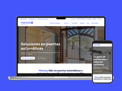 Nueva web para Manusa - Creación de Sitios Web