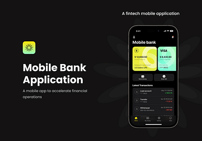 Mobile Bank Application - Application mobile