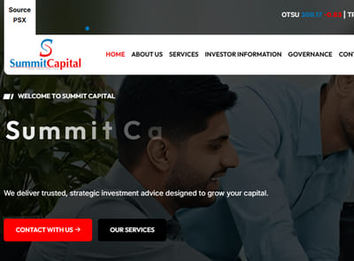 Summit Capital (Private) Limited - Website Creatie