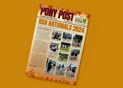 Cotswold RDA Newsletter, The Pony Post, Autumn'24 - Graphic Design