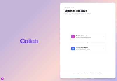 ColLab Portal — Research Collaboration SaaS Platform - Mobile App