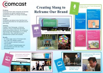 COMCAST TRIPLE SLANGUAGE - Werbung