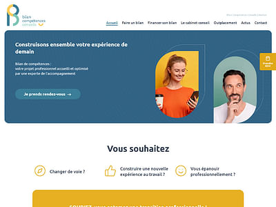 Site Internet Bilan des compétences - Creación de Sitios Web