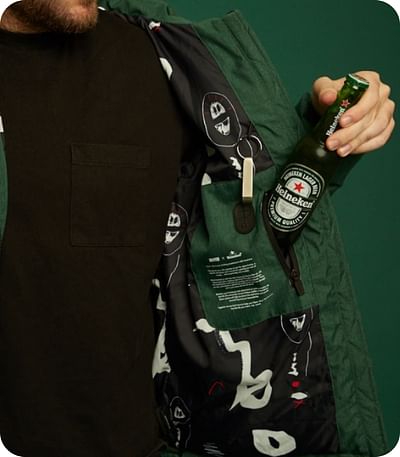 Het brouwen van een gast-centraal Heineken - Marketing