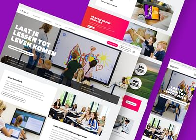 Coorperate website CTOUCH - Application web