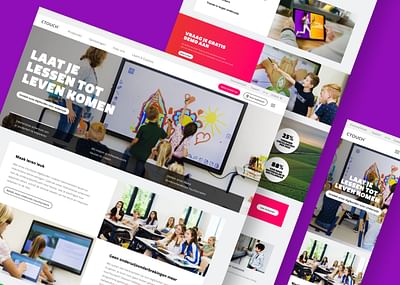 Coorperate website CTOUCH - Web Applicatie