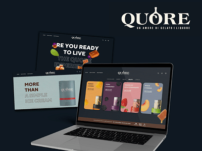 Quore Gelato - Ice cream and world-class liqueurs - Social media