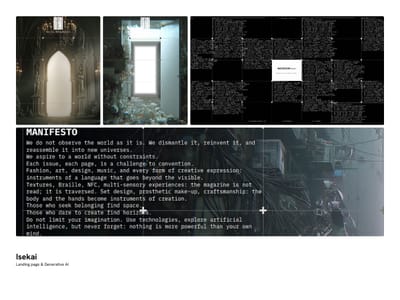 Isekai Landing Page - 3D