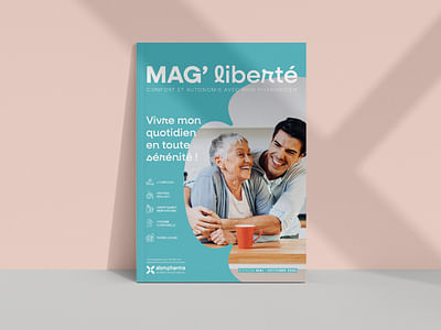 GENEDIS - Charte graphique & print du Mag Liberté - Branding y posicionamiento de marca
