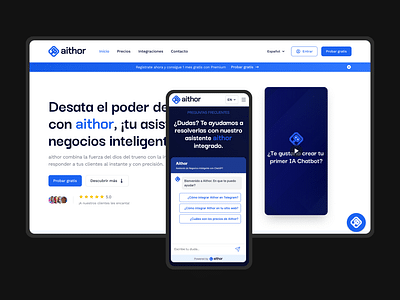 Aithor.io - Web Design & Development - Application web