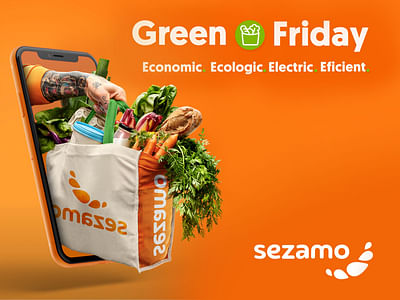 Green Friday video for sezamo.ro - Motion Design