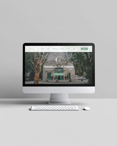 Creation de site internet - Domaine du Petit Malherbes - Création de site internet