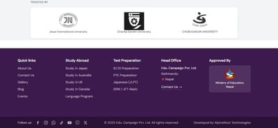 Education Consultancy | Custom Website and CMS Development - Creación de Sitios Web