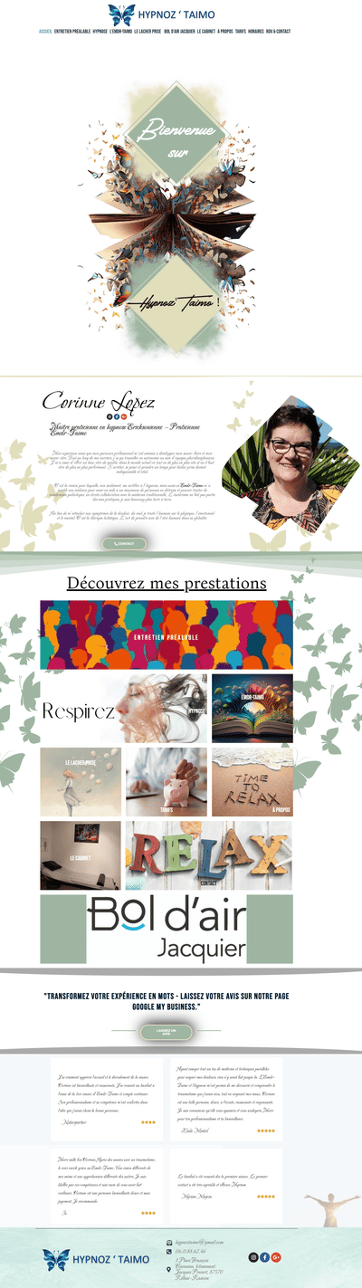 hypnoz-taimo - Website Creation