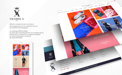 Vicomte A - Création de site internet