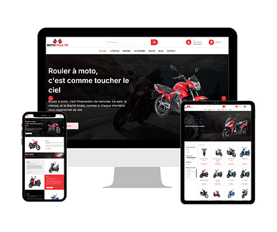 Site web E-Commerce - Motocycle - E-commerce
