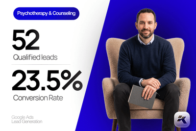 Google Ads | Therapy Clinic | Search Campaigns - Web analytique/Big data