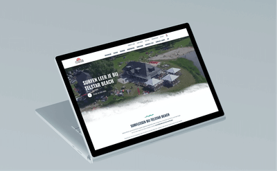 Website voor Telstar Beach - Website Creatie