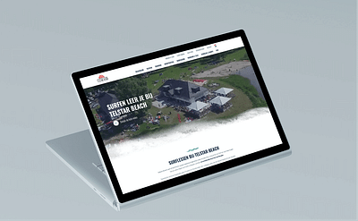 Website voor Telstar Beach - Création de site internet