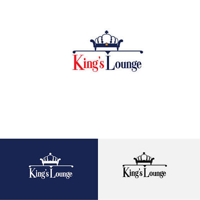 Logo Design for Kings Lounge Durbarmarg - Design & graphisme