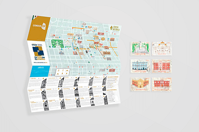 Design, illustration and printing of tourist map - Innovation