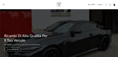 NP Automotive: Centralized E-commerce & eBay Management System - Website Creation