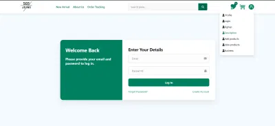 Custom E-commerce Website - Marketing
