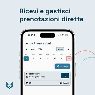 Gestione delle prenotazioni semplice ed efficace - Applicazione Mobile