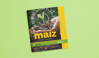 Diseño folletos para empresa de agricultura