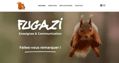 Site internet Fugazi communication - Website Administration