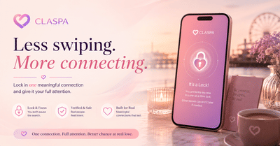Claspa Dating; Focus on One - Application mobile