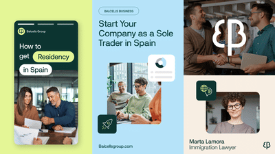 Social Media Design - Balcells Group - Graphic Identity
