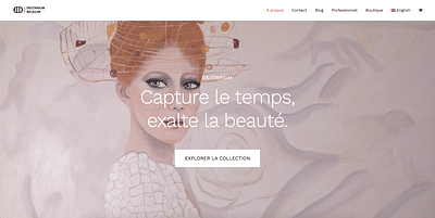 Des produits cosmétiques naturels, haut de gamme - E-commerce