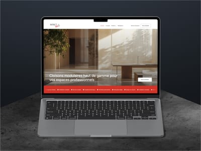 Plateforme B2B et B2C pour fabricant de cloisons - Référencement naturel