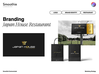 B2C Branding - Japan House Restaurant - Stratégie digitale