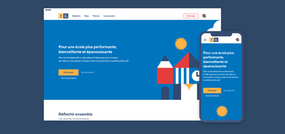 Mon écolé idéale - Web App for the Civic Tech - Application web