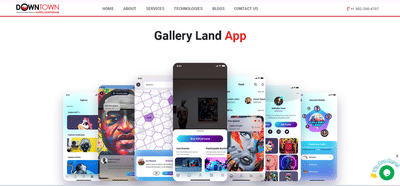 Gallary Land - Mobile App