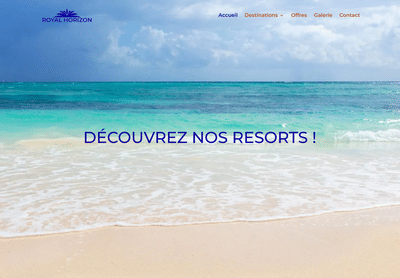 Site web du groupe Royal Horizon - Création de site internet