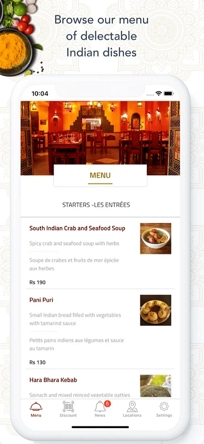 Happy Rajah Restaurant Loyalty - Mobile App