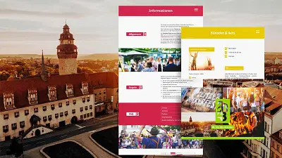 Website für ein Stadtfest 2024 - Webseitengestaltung