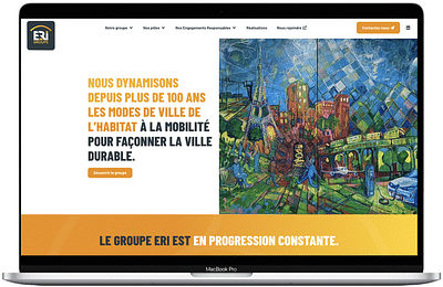 Groupe ERI: site Internet Corporate - Création de site internet