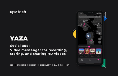Yaza - social media app - Application mobile