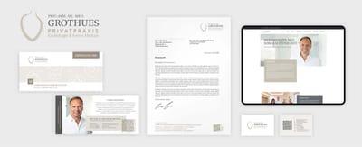 Dr. Grothues Privatpraxis - Praxismarketing - Design & graphisme