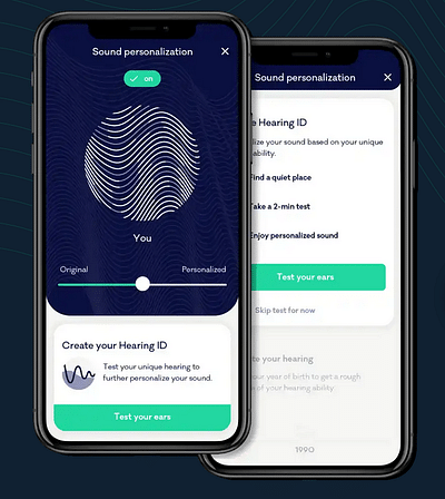 NestJS REST API for sound personalization - Webanwendung