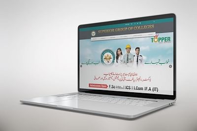 Website creation for Superior group of colleges - Website Creatie