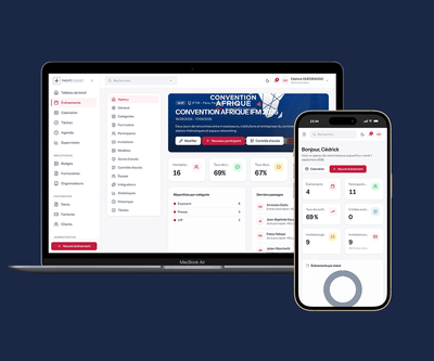 Eventix - Plateforme de gestion événementielle et de contrôle d'accès - Creación de Sitios Web