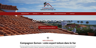 Site + SEO Compagnon Somon - Ergonomie (UX/UI)