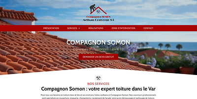Site + SEO Compagnon Somon - Ergonomie (UX/UI)
