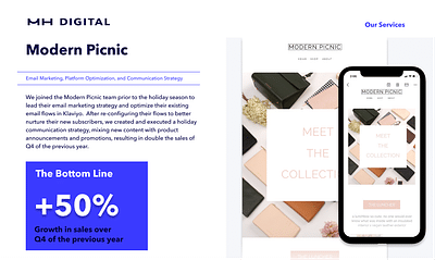 Modern Picnic Email Strategy & Optimization - Email Marketing