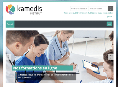 Plateforme LMS Moodle apprentissage en ligne - Application web